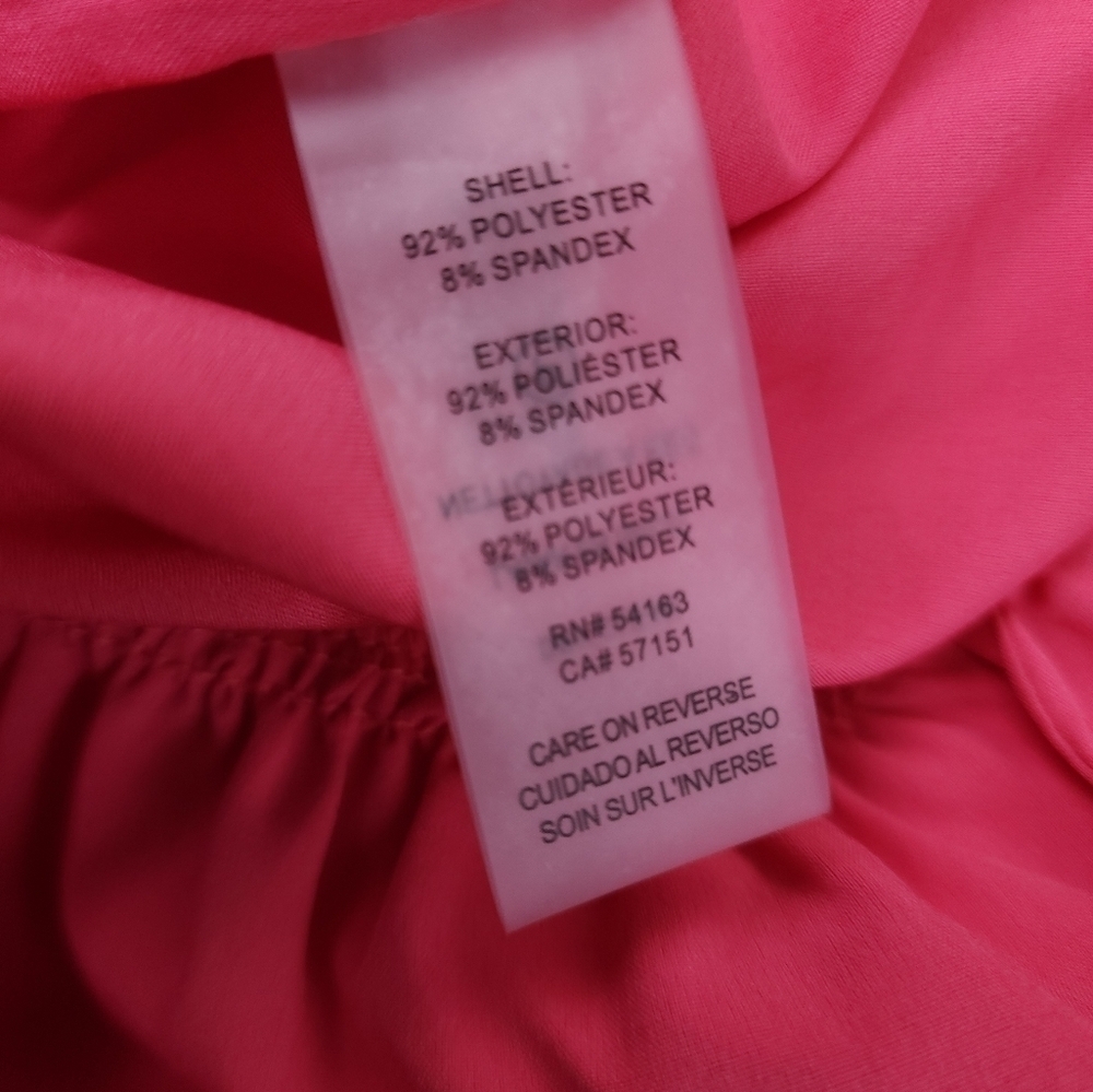 🔴 Tommy Hilfiger Pink Maxi Dress Sz 10 - Picture 7 of 10
